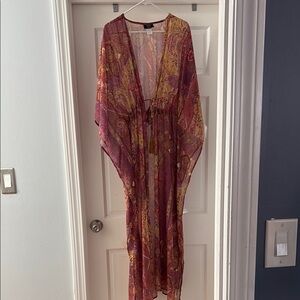 Paisley Sheer Kimono